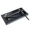 Dacasso Classic Black Leather Double Pen Stand with Gold Accents AG-1004 - alternate 6